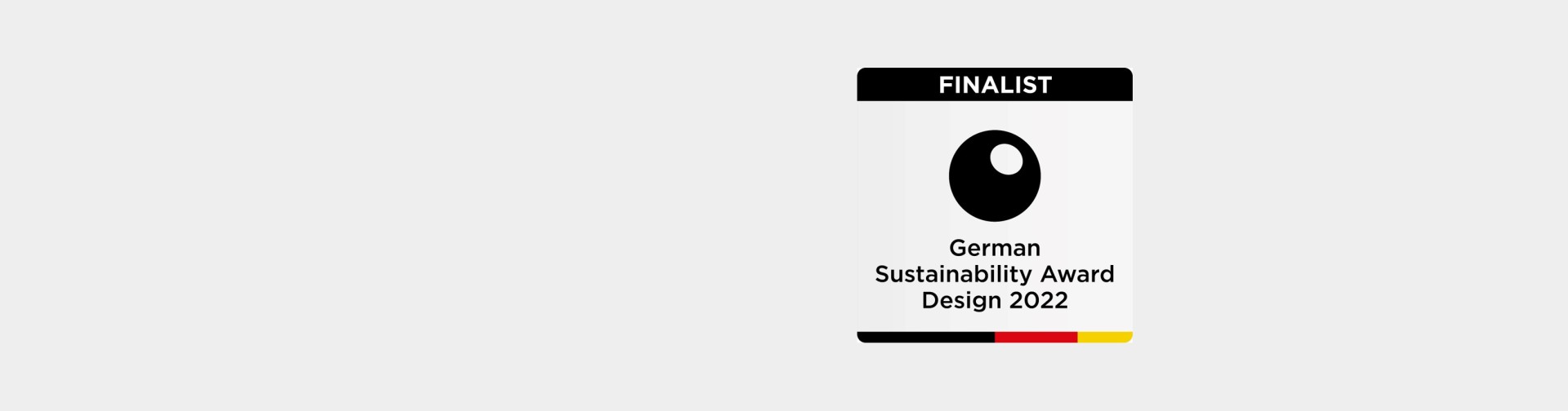 TUNAP is a finalist for the German Sustainability Award Design