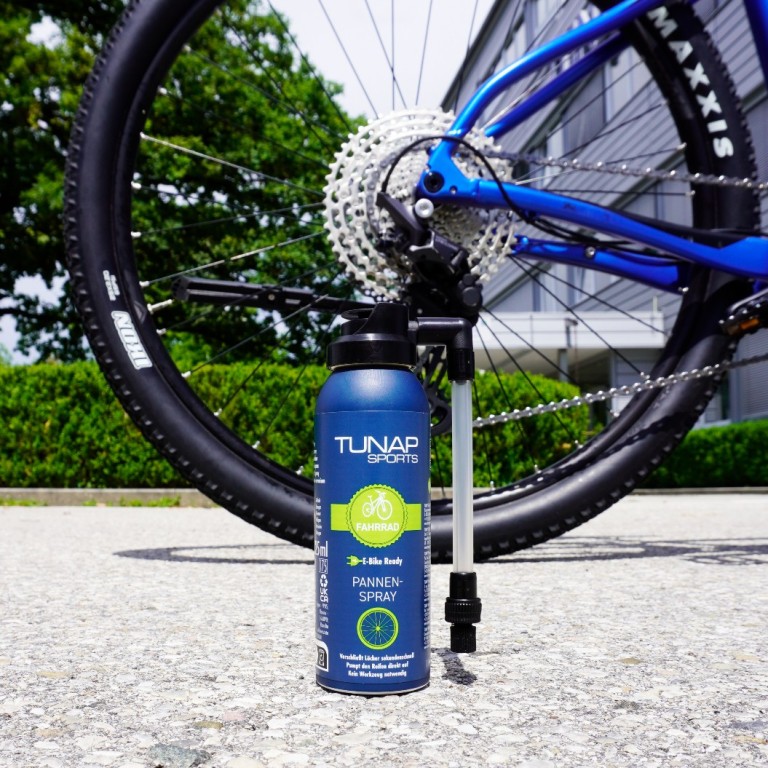 Tunap Sports bringt Fahrrad-Pannenspray auf den Markt
