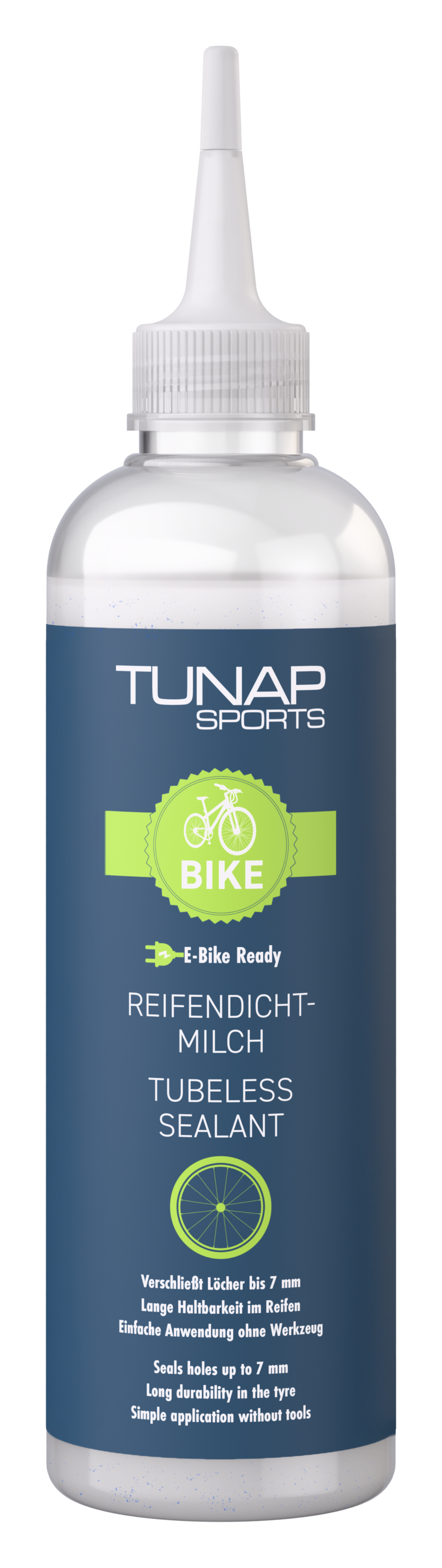 Tunap Sports neues Produkt Reifendichtmilch
